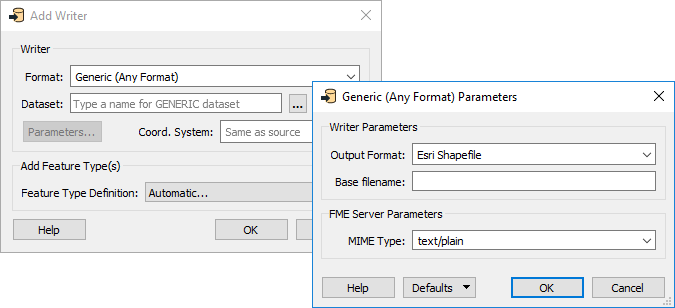Adding a Generic writer